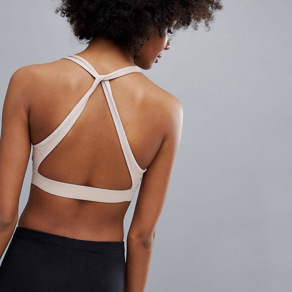 Adidas crossback open back sports bra